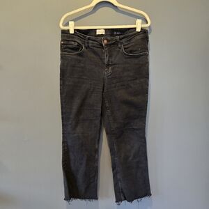 Yaya Mid-Rise Crop Flare Jeans by Pilcro - Size 31P